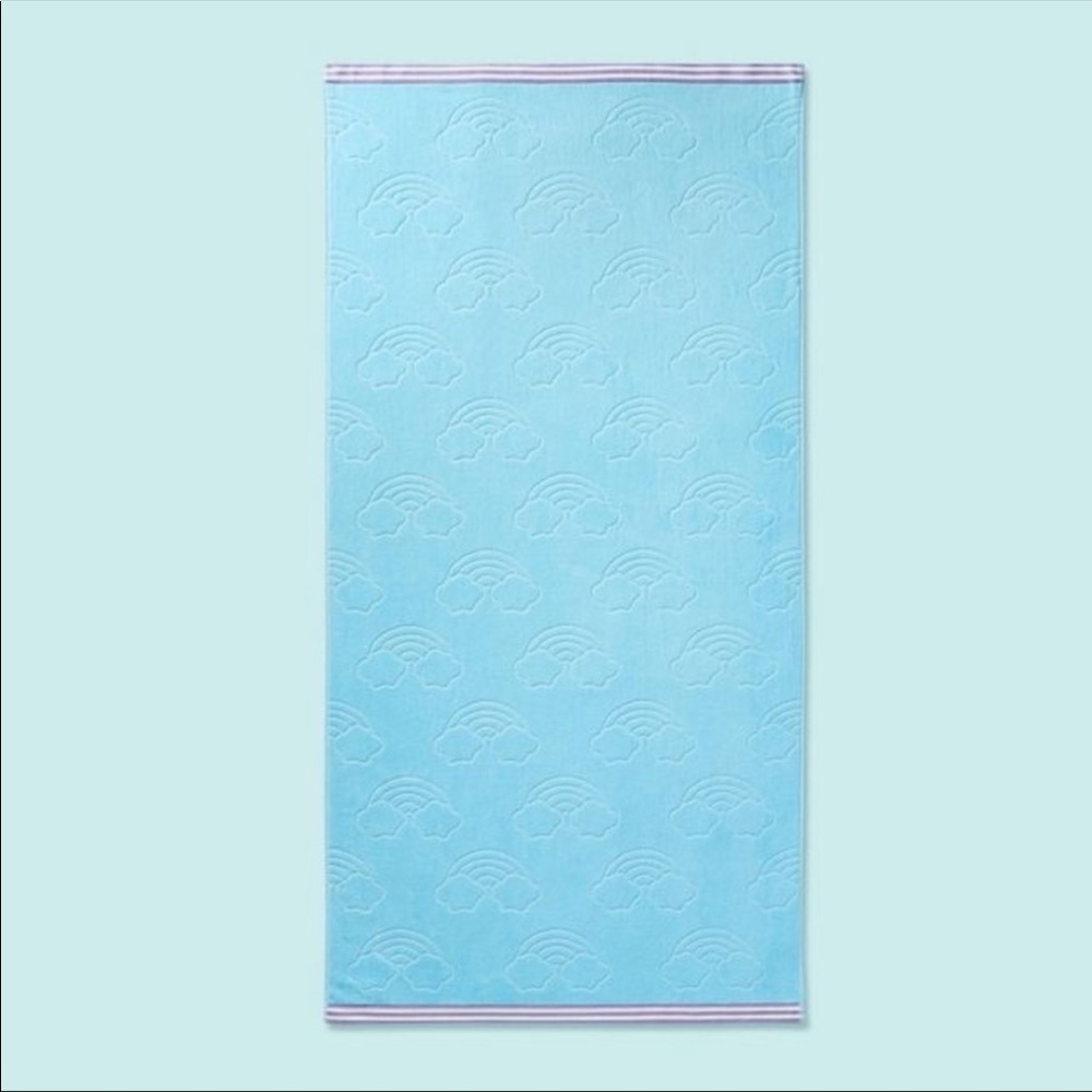 Stoney Clover Lane blue beach towel